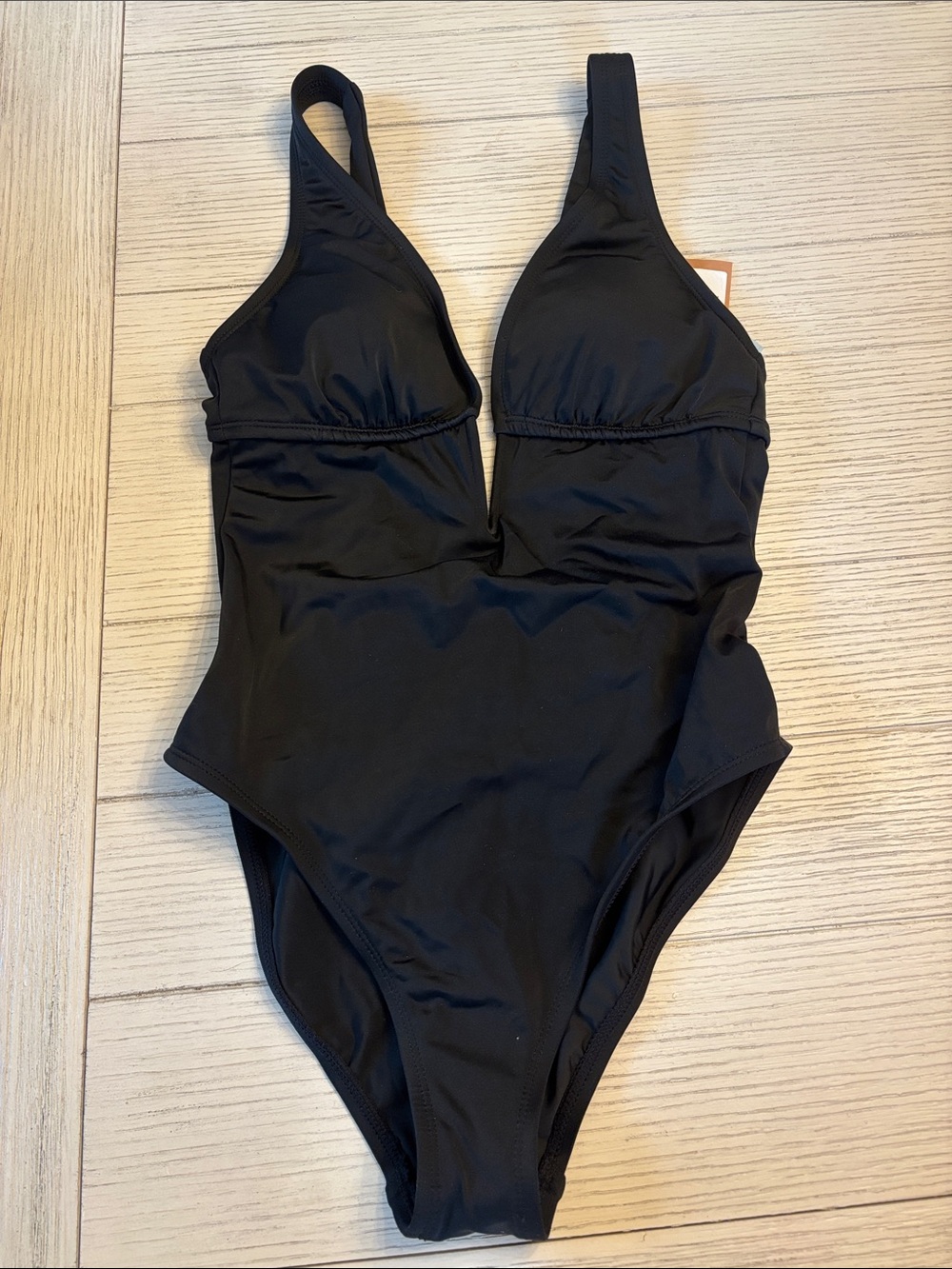 Shade & Shore Black One-Piece Swimsuit